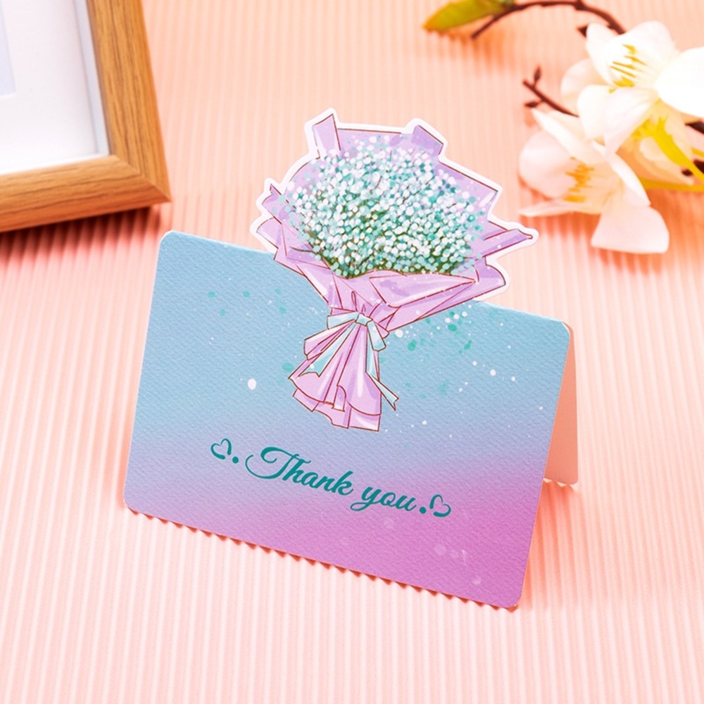 Floral Harmony - Baby’s Breath - Greeting Card (9.8 x 8.5 cm)